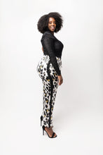 Load image into Gallery viewer, Plus Size Animal Print Tuxedo Joggers
